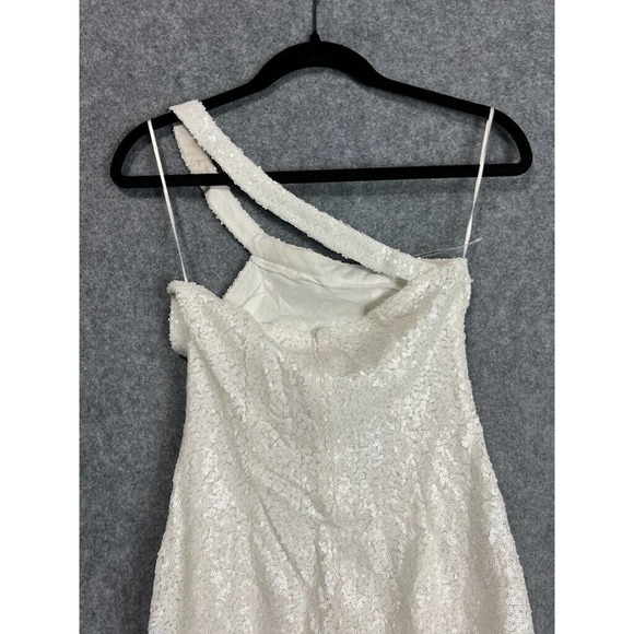 Revolve Superdown Dress Women Small White Sequin Embellished cicely mini dress - Picture 8 of 12